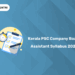 Kerala PSC Company Board Assistant Syllabus 2025 PDF | Pattern