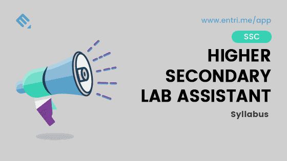 Kerala PSC Higher Secondary Lab Assistant Syllabus 2018