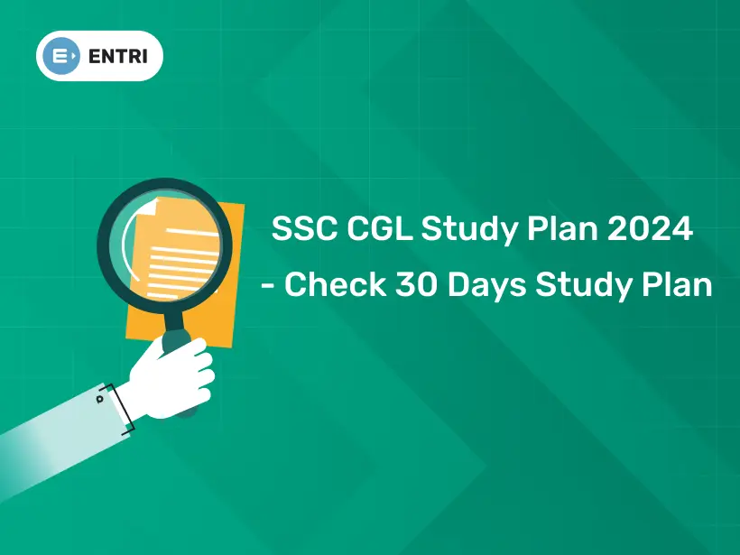 SSC CGL Study Plan 2024 Check 30 Days Study Plan