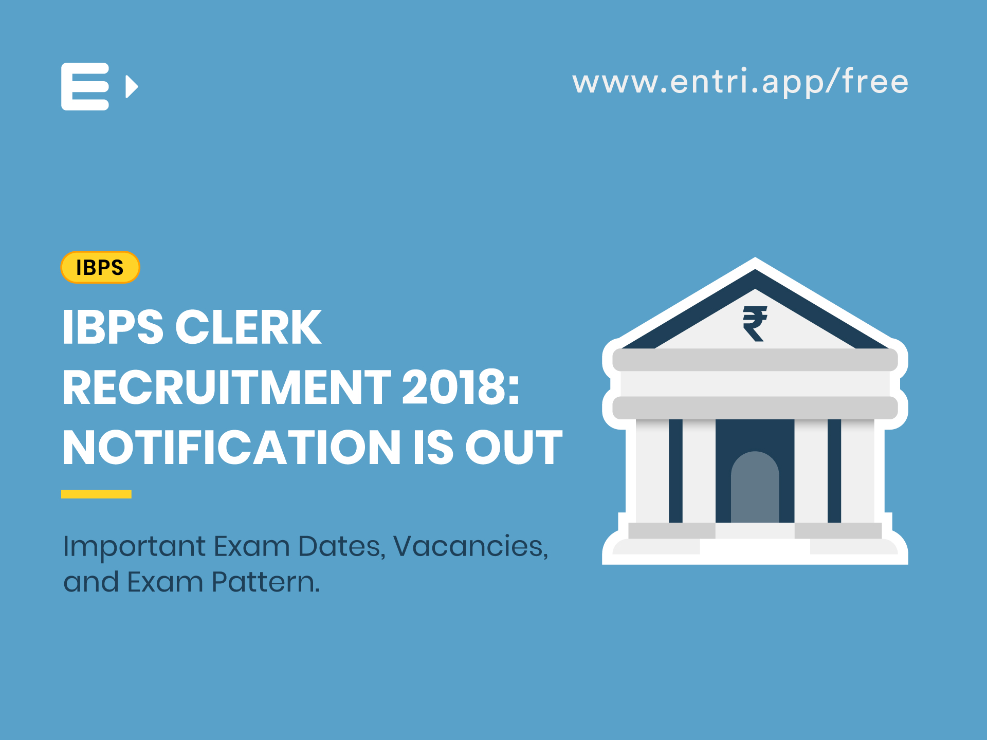 IBPS Clerk 2018: Notification is out