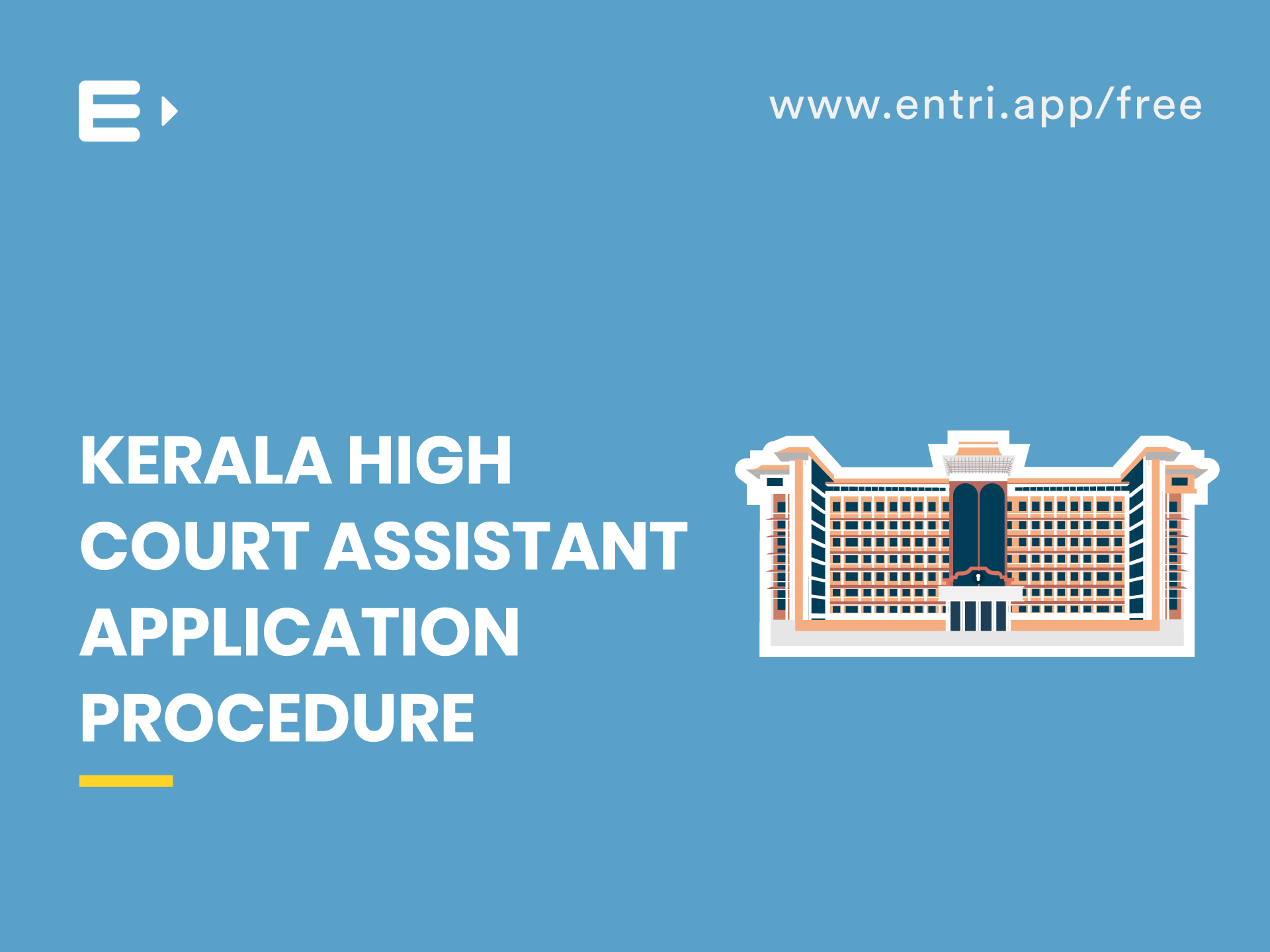 High Court Assistant Application Procedure