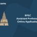 BPSC Assistant Professor online application