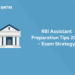 RBI Assistant Preparation Tips 2022 - Exam Strategy