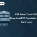 RPF Admit Card 2025