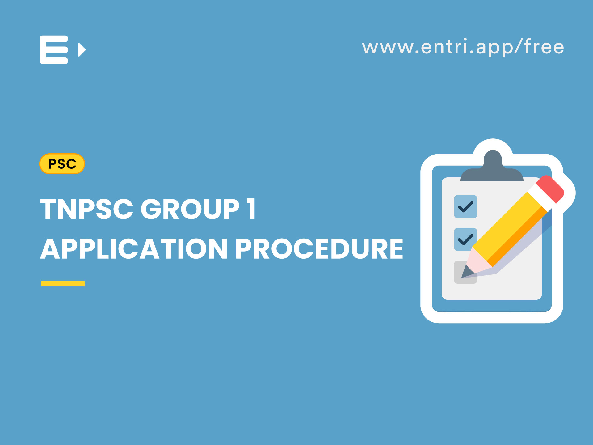 TNPSC group I application procedure