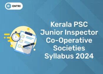 Kerala PSC Junior Inspector Co-operative Societies Syllabus 2024