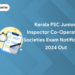 Kerala PSC Junior Inspector