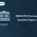 RRB NTPC Previous Question Papers