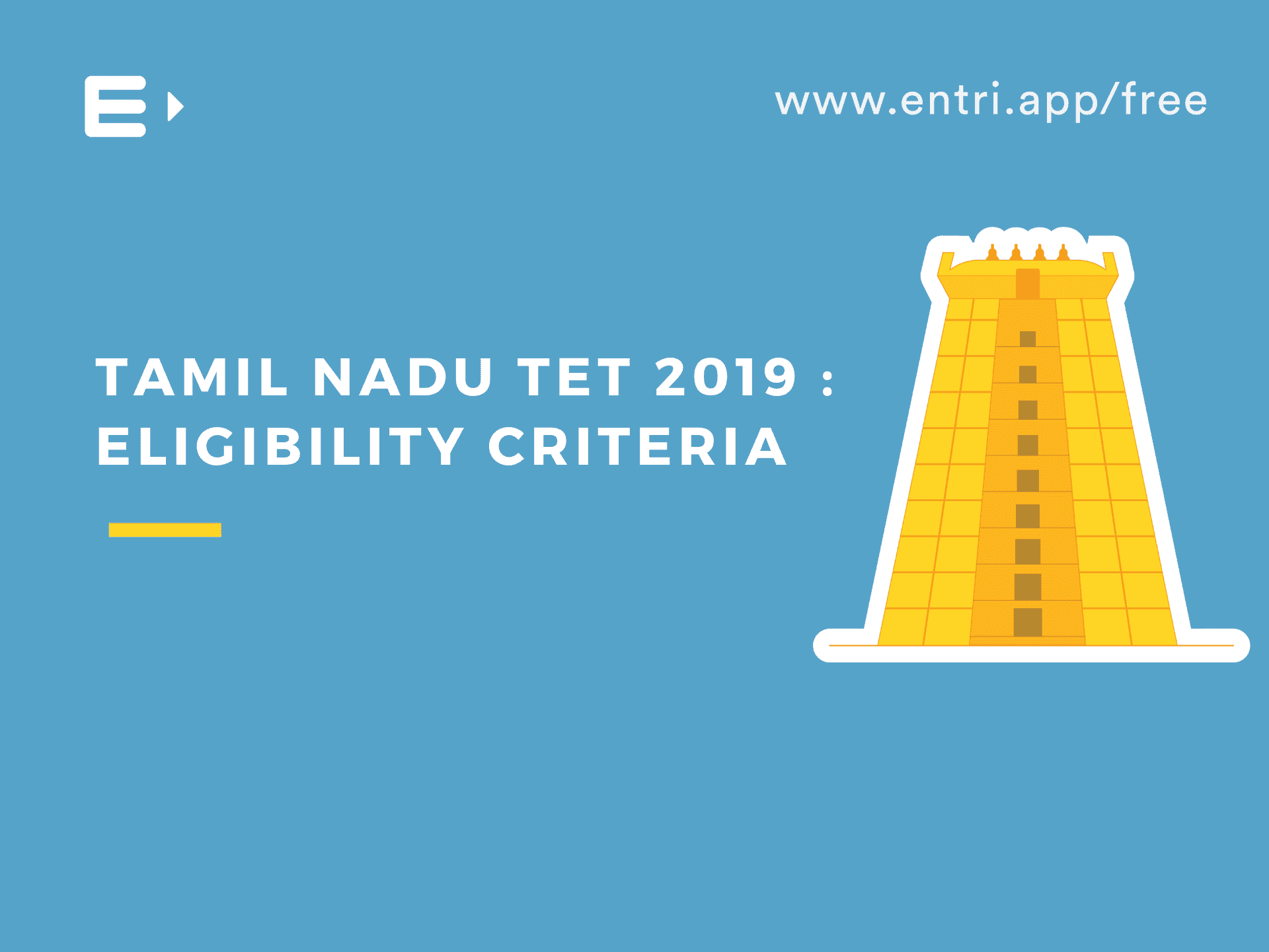 tntet 2019 eliginbility critera