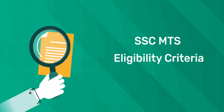 SSC MTS Eligibility Criteria