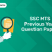 SSC MTS Previous Year Question Papers