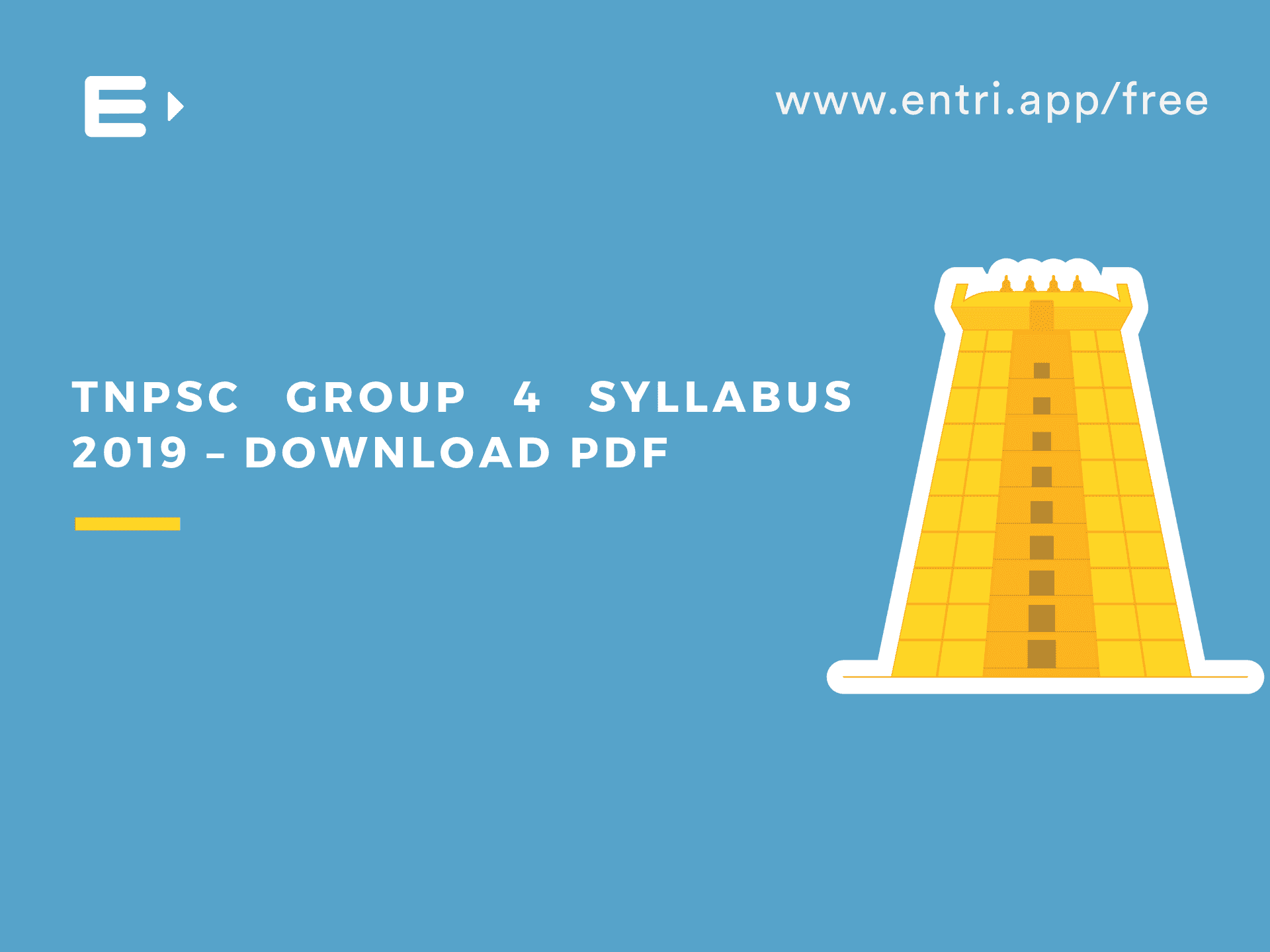 TNPSC Group 4 Syllabus