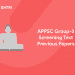 APPSC Group-3 Screening Test previous papers