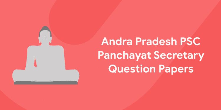 APPSC Panchayat Secretary QP