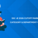 SSC JE 2026 Cutoff Marks: Complete Category & Department-Wise Analysis, Result PDF