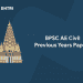 BPSC ae civil previous years papers