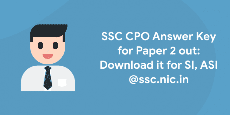 ssc cpo answer key 2019