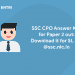 ssc cpo answer key 2019