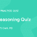 Daily practice quiz Reasoning