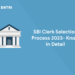 SBI Clerk Selection Process