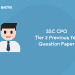 SSC CPO Tier 2 Question Paper