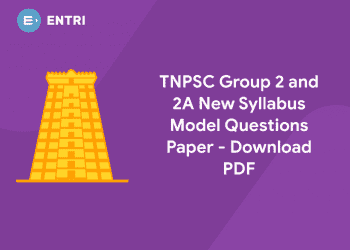 TNPSC Revised 2 and 2A question paper