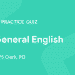 daily practice quiz - General English