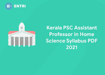 Kerala PSC Assistant Professor in Home Science Syllabus PDF 2022