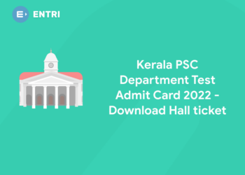 Kerala PSC Department Test Admit Card - Download Hall ticket