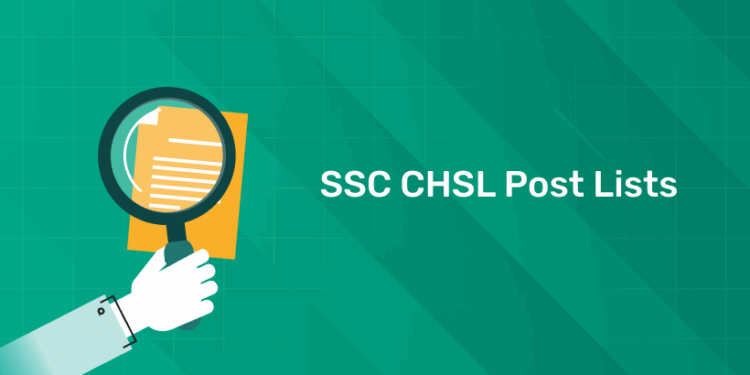 SSC CHSL Post Lists