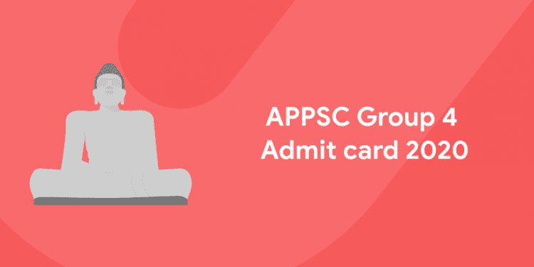 APPSC group 4 admit card