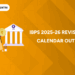 IBPS 2025-26 REVISED CALENDAR OUT