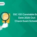 SSC GD Constable Exam Date 2025