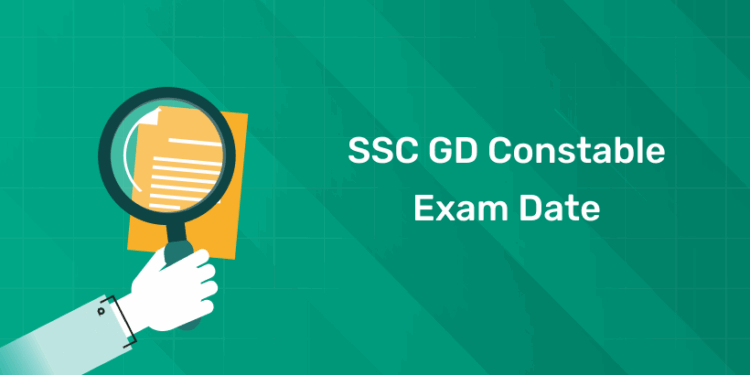 SSC GD Constable Exam Date
