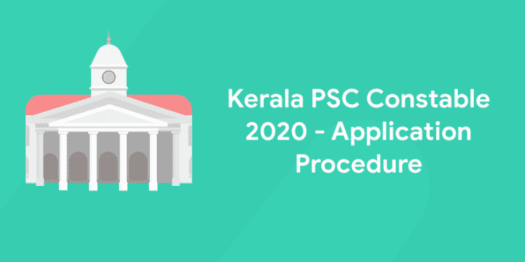 kerala psc constable 2020 application