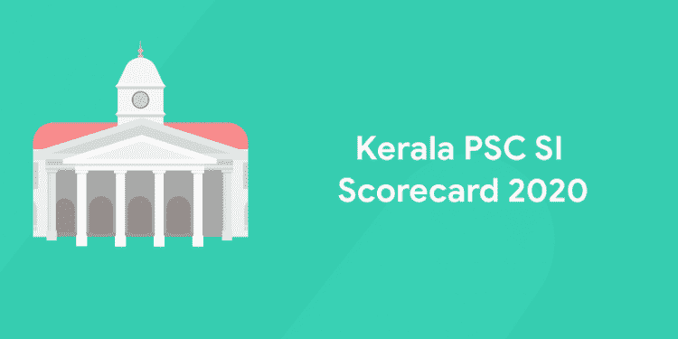 kerala psc si scorecard
