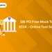 SBI PO Free Mock Test 2024
