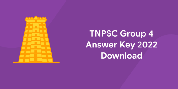TNPSC Group 4 Answer Key 2022 Download