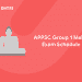 APPSC Group 1 Mains Exam Schedule
