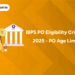 IBPS PO Eligibility Criteria 2025 - PO Age LimitIBPS PO Eligibility Criteria 2025 - PO Age Limit
