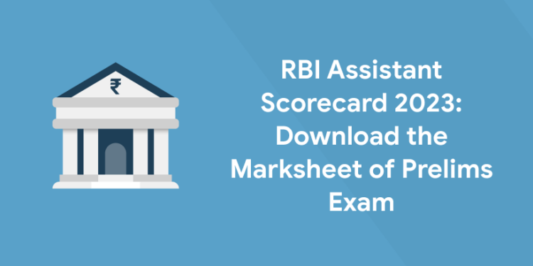 RBI Assistant Scorecard 2023