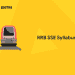 RRB SSE Syllabus