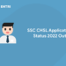 SSC CHSL Application Status 2022 Out