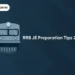 rrb je preparation tips