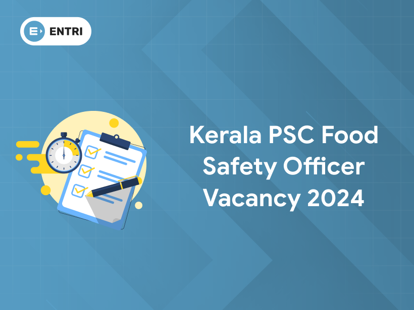 Kerala PSC Food Safety Officer Vacancy 2024 DistrictWise