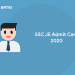 SSC JE Admit Card 2020