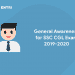 General Awareness for SSC CGL Exam 2019-2020