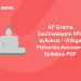 AP Grama Sachivalayam VFA Syllabus