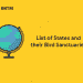 List of States and their Bird Sanctuaries