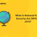 National Food Security Act (NFSA), 2013
